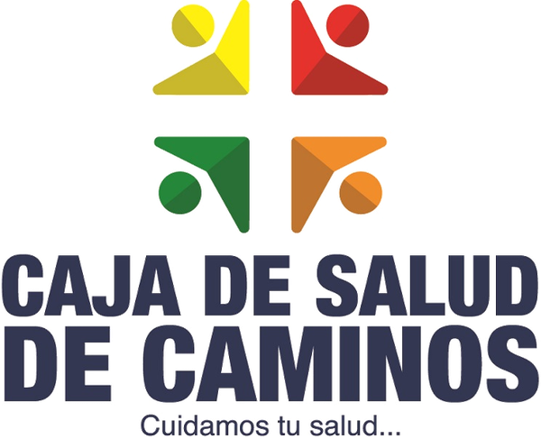 Logo de la Caja de Salud de Caminos: Cuidamos tu salud